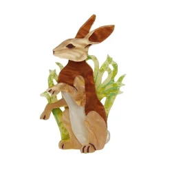 Habitual Hare Brooch