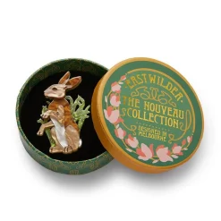 Habitual Hare Brooch