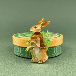 Habitual Hare Brooch
