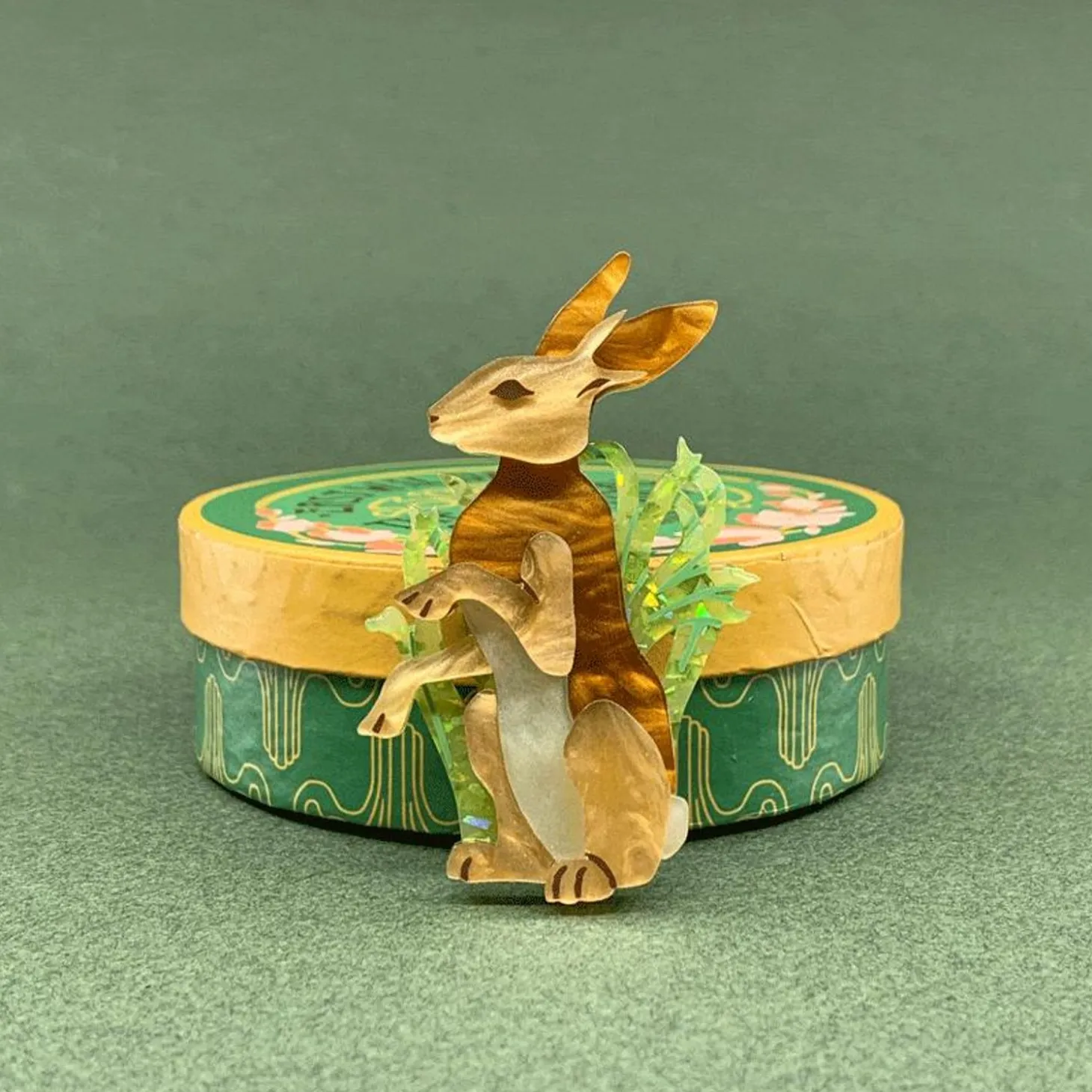 Habitual Hare Brooch