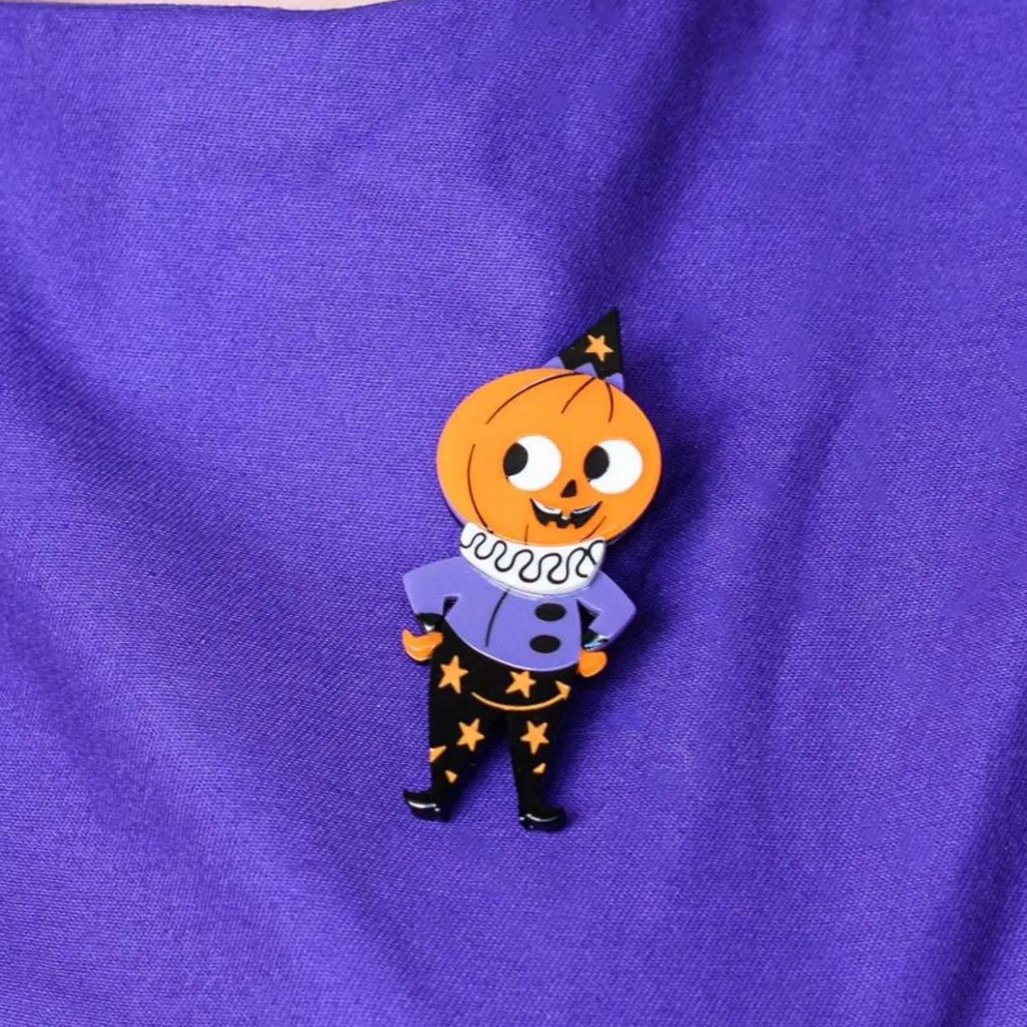 Hair-Raising Hal Brooch