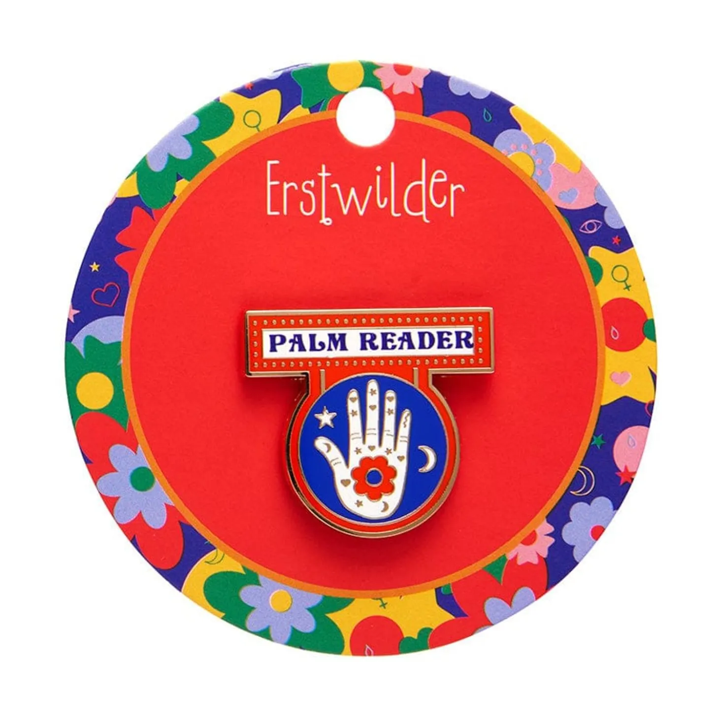 Hands-On Clairvoyance Enamel Pin