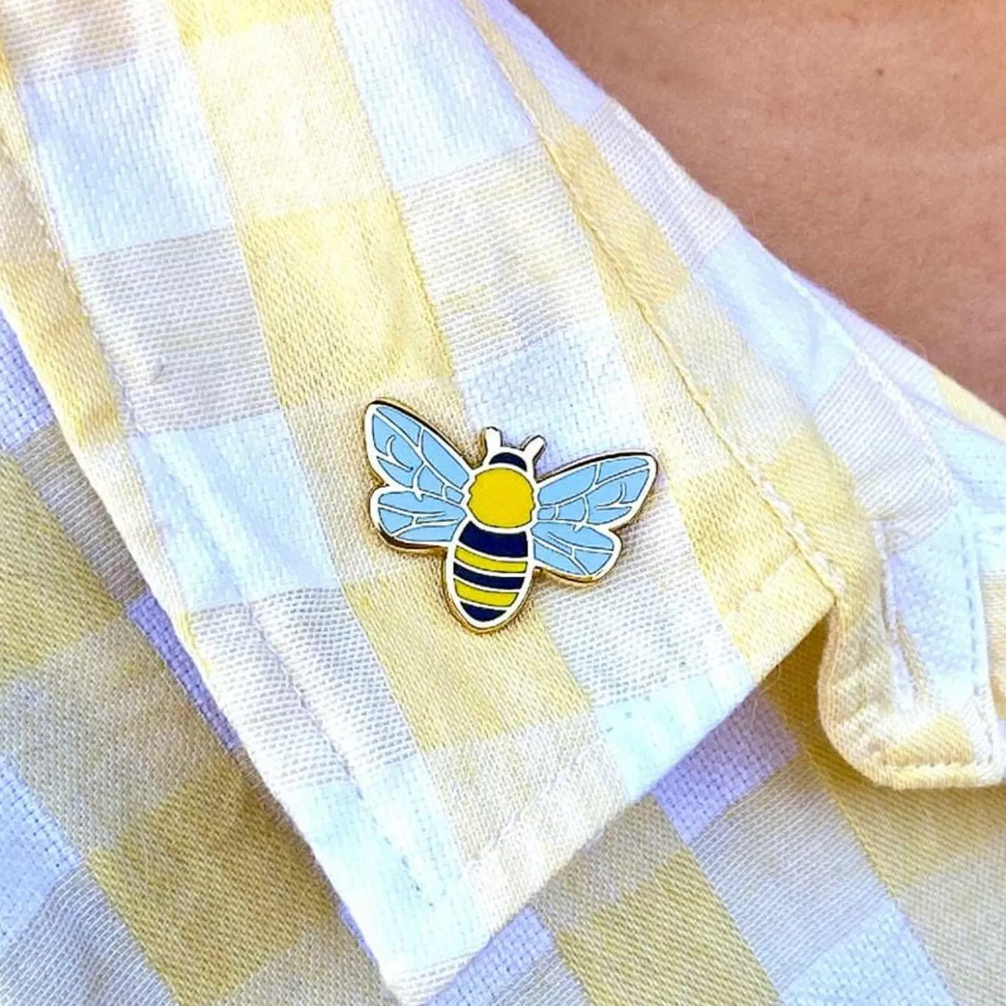 Harmonious Honey Bee Enamel Pin