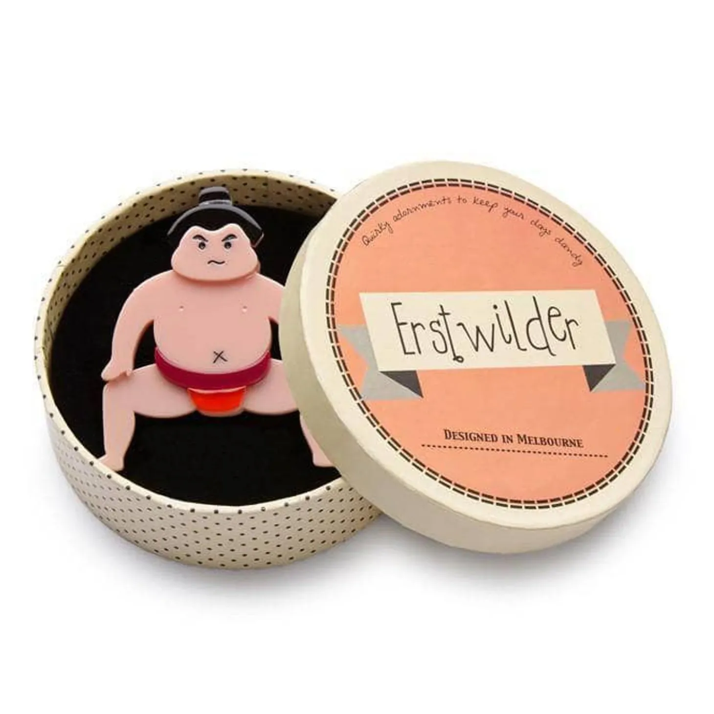 He Be Rikishi Brooch