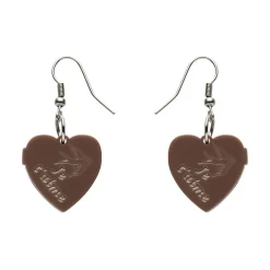 Heart Of Cache Drop Earrings