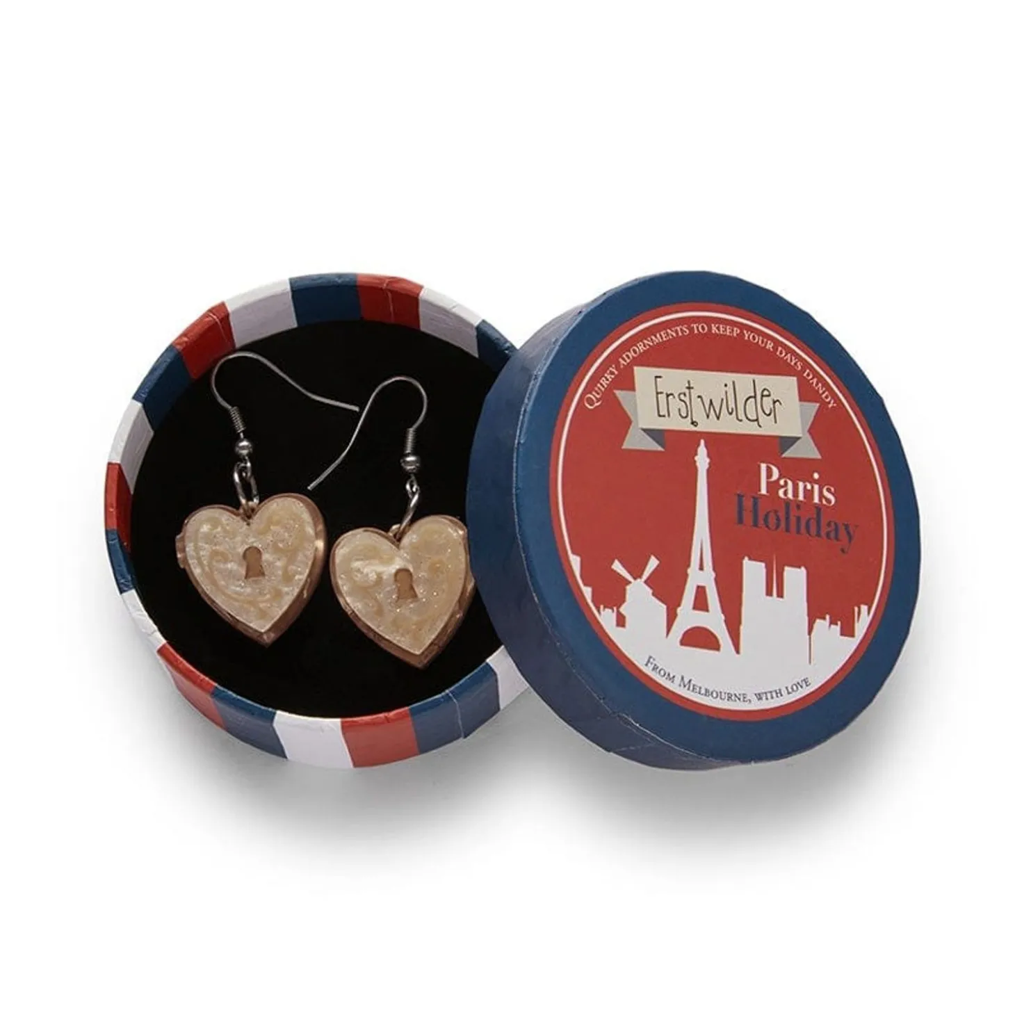 Heart Of Cache Drop Earrings