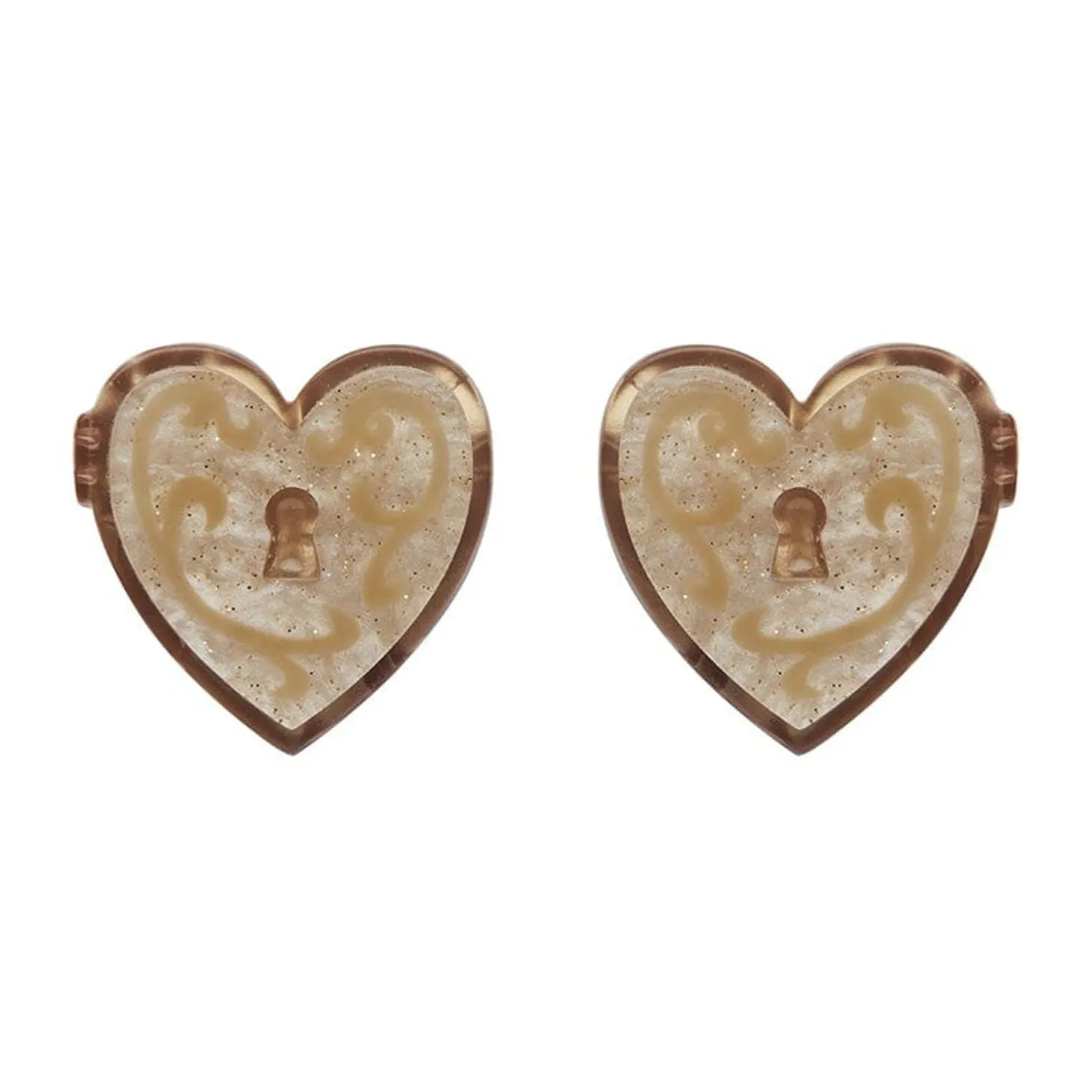 Heart Of Cache Stud Earrings