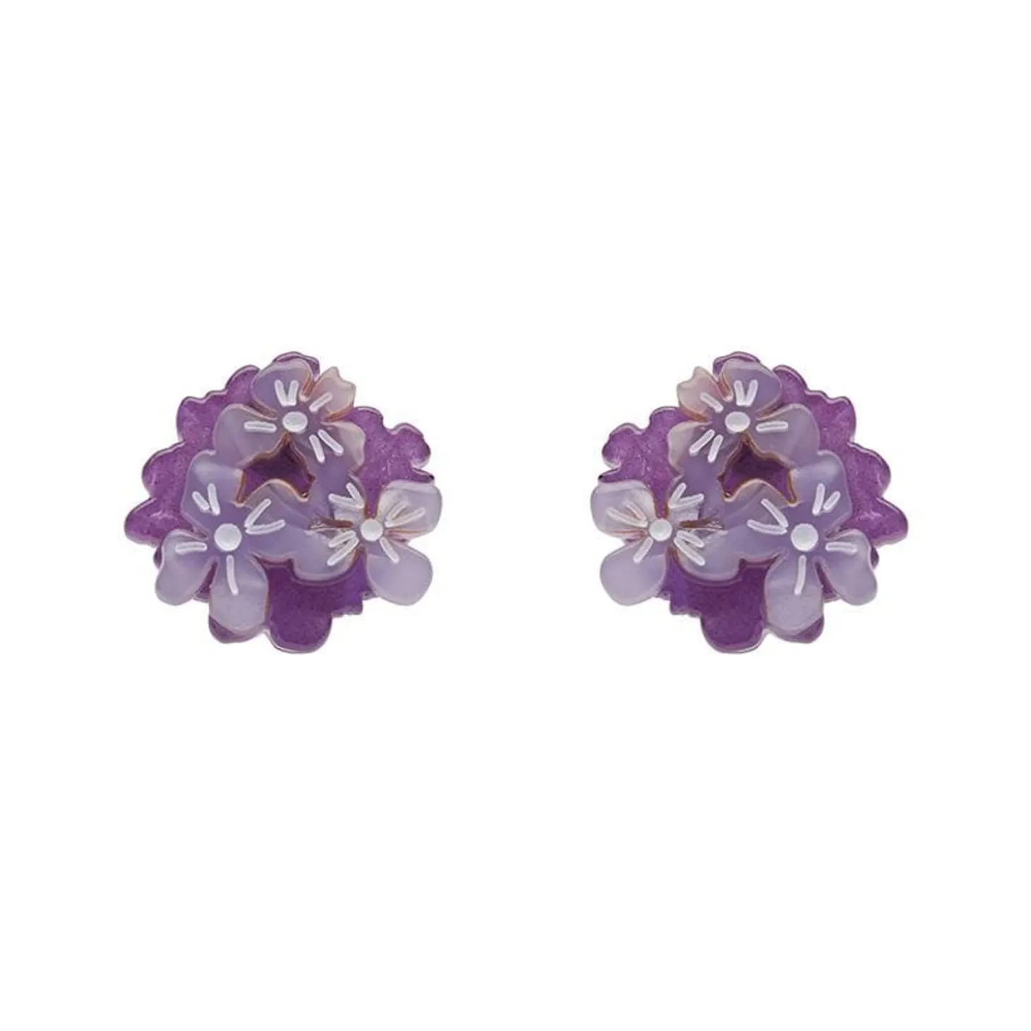 Heartfelt Hydrangea Earrings