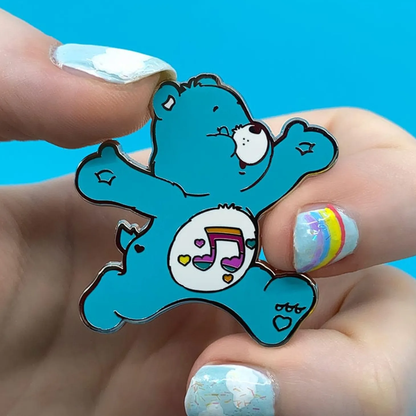 Heartsong Bear Enamel Pin