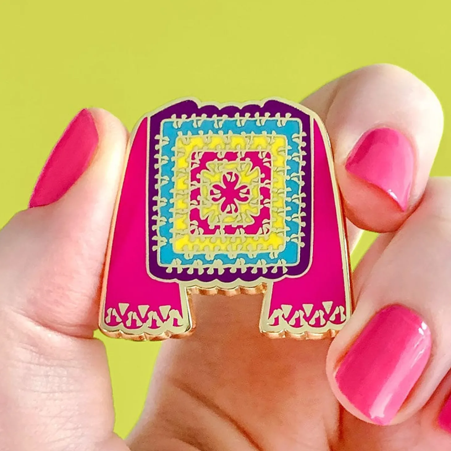 Height Of Fashion Enamel Pin