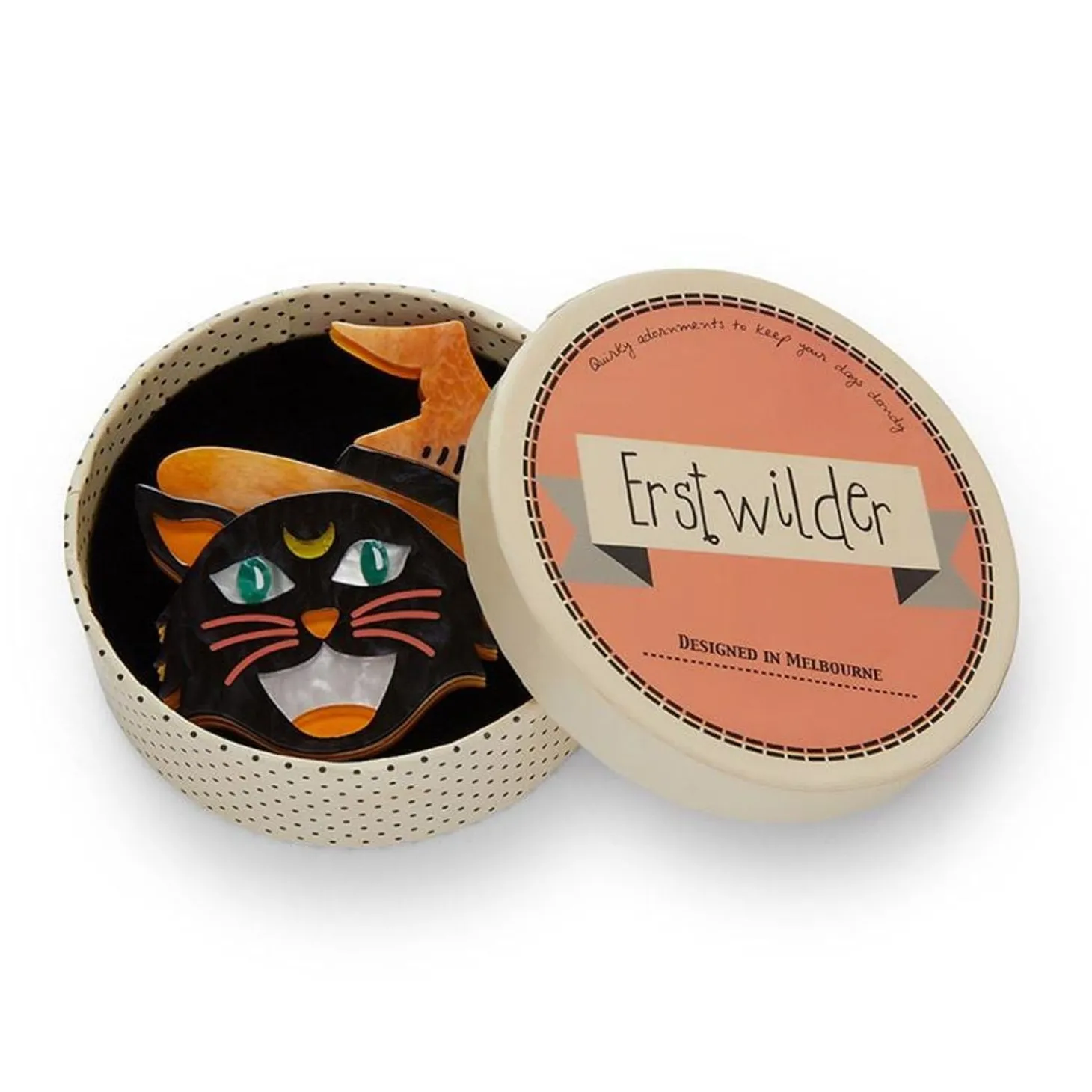 Hex Kitten Brooch