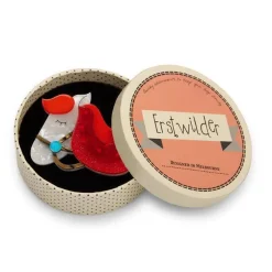 His Girl Friday Brooch