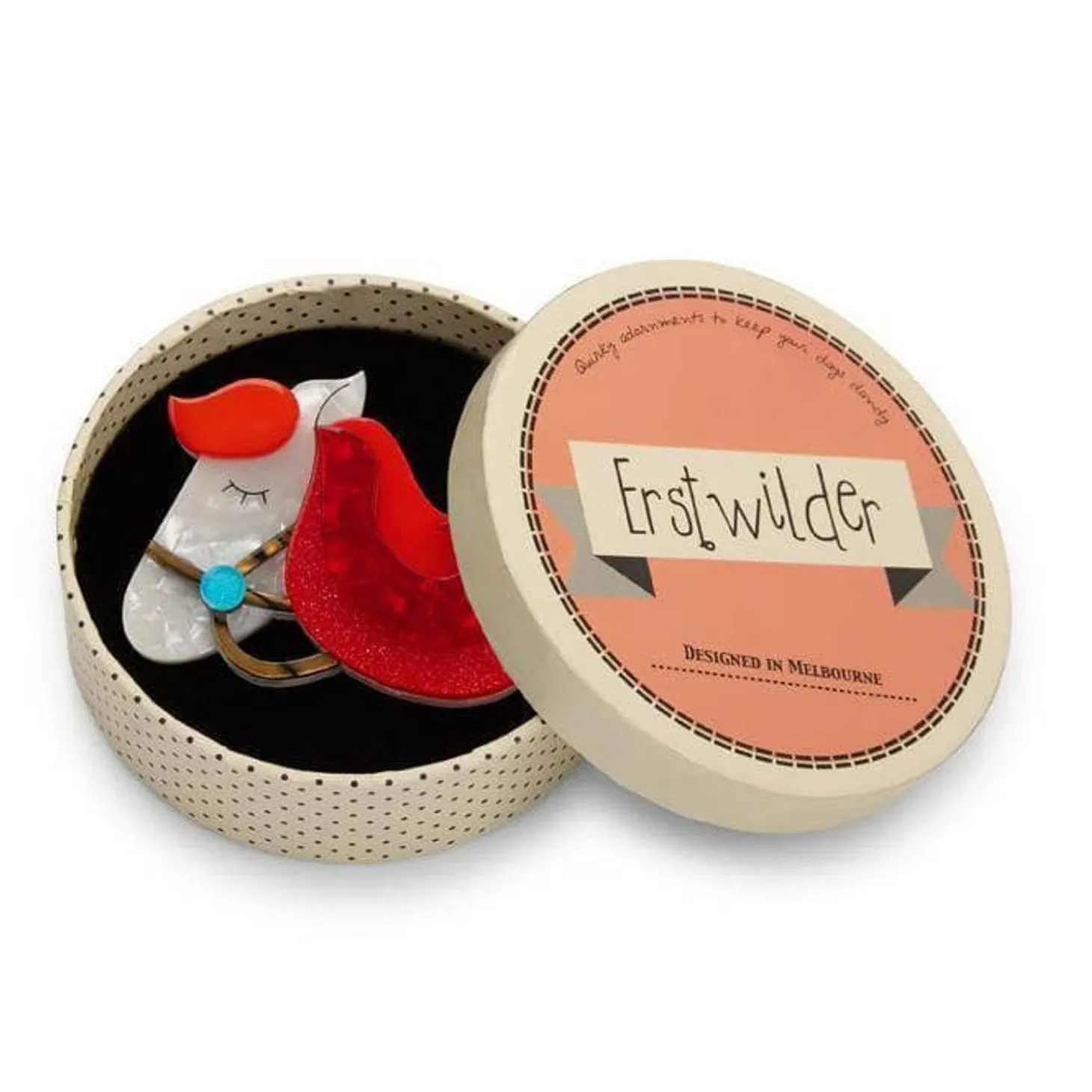 His Girl Friday Brooch