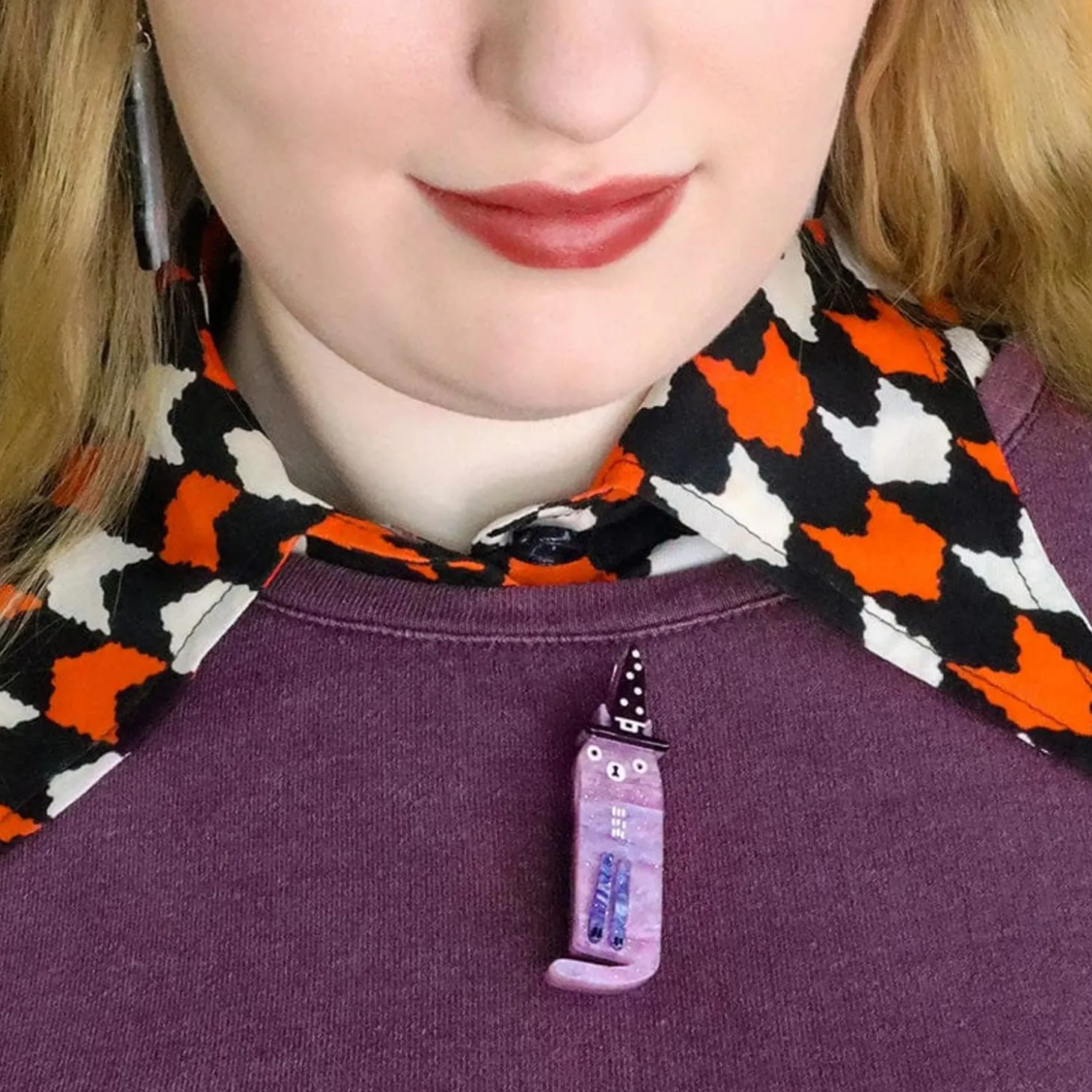 Hocus Purrcas Brooch