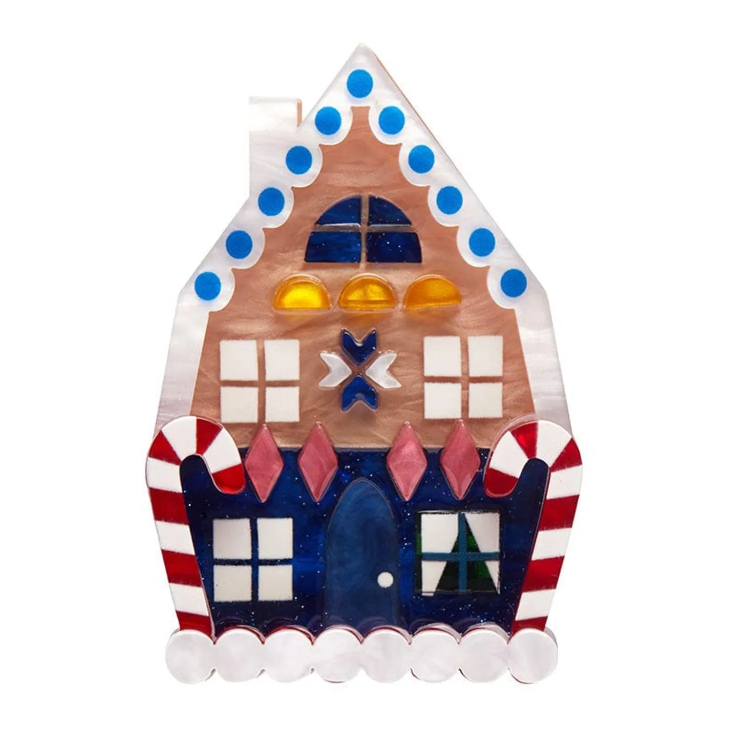 Holiday Home Brooch