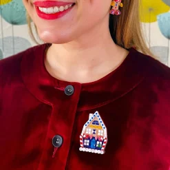 Holiday Home Brooch