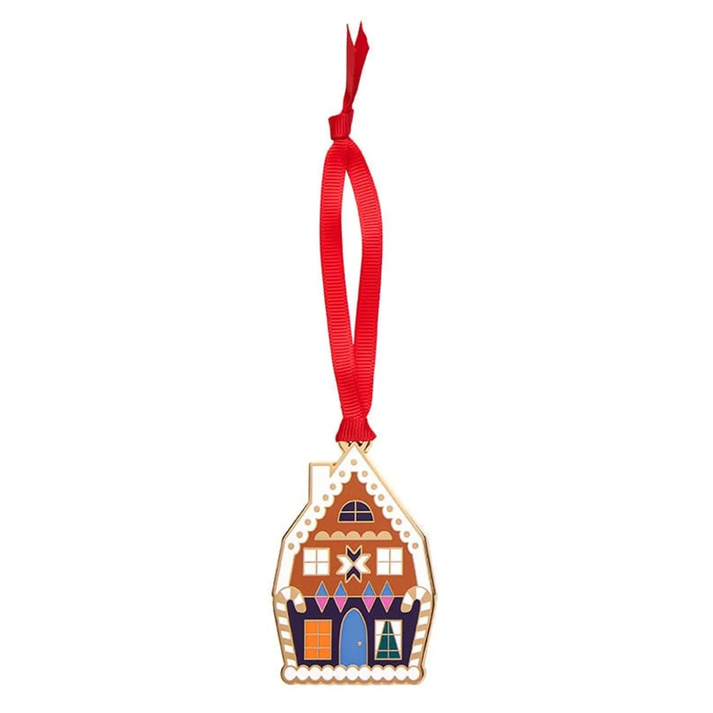 Holiday Home Enamel Tree Ornament