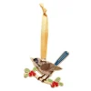 Holly Wagtail Christmas Tree Ornament