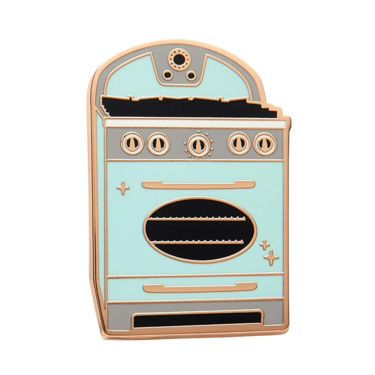 Home Cooked Meal Enamel Pin