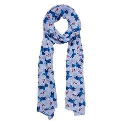 Hyacinth Hummingbird Neck Scarf