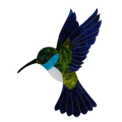 Hyacinth The Hummingbird Brooch