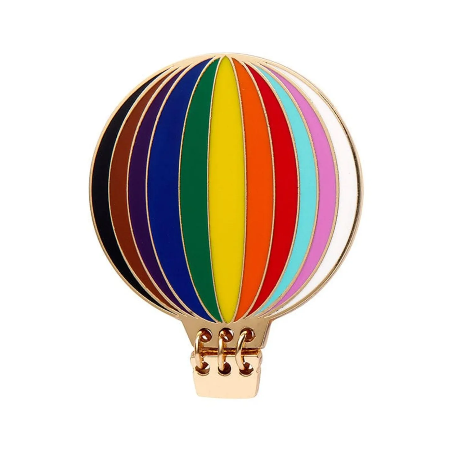 Inclusion Around The World Enamel Pin
