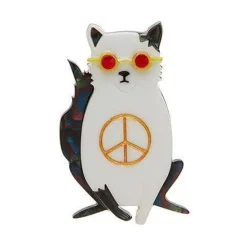 Instant Karma Cat Brooch