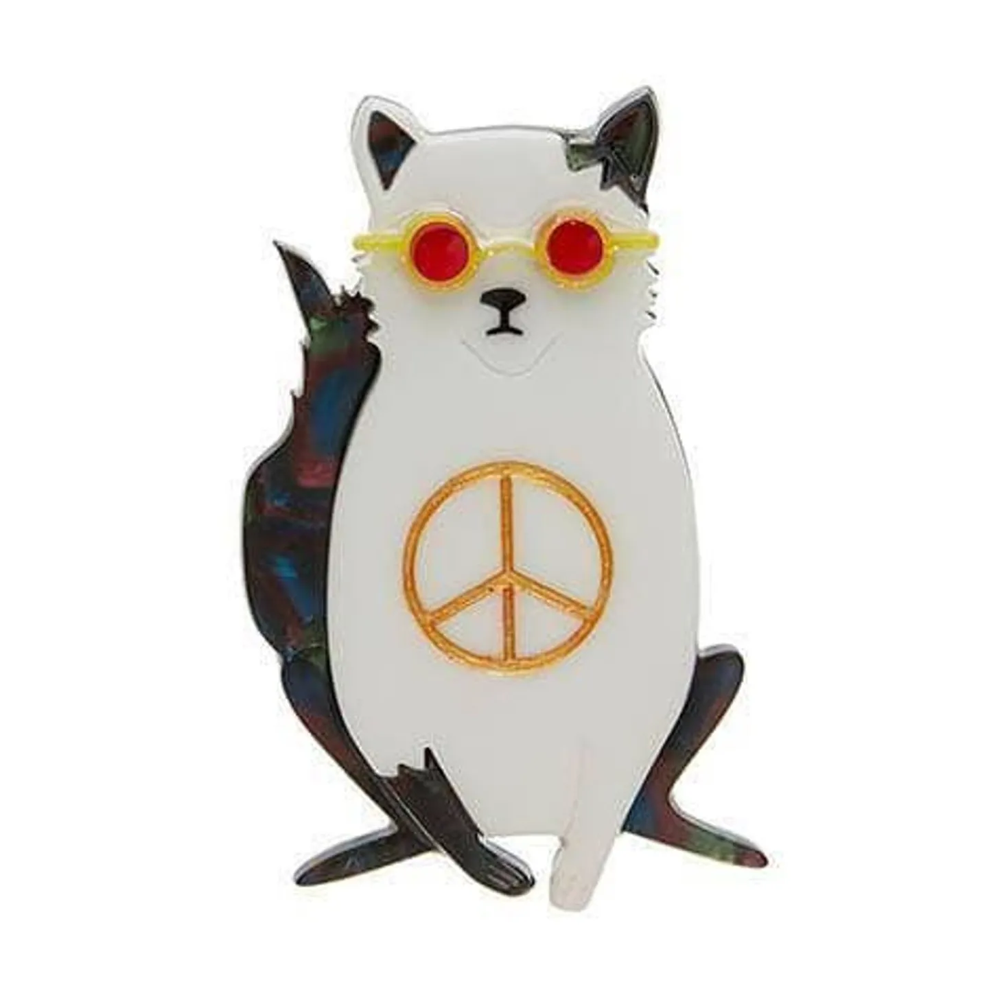 Instant Karma Cat Brooch