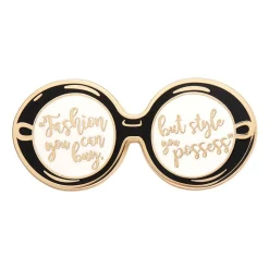 Iris Enamel Pin