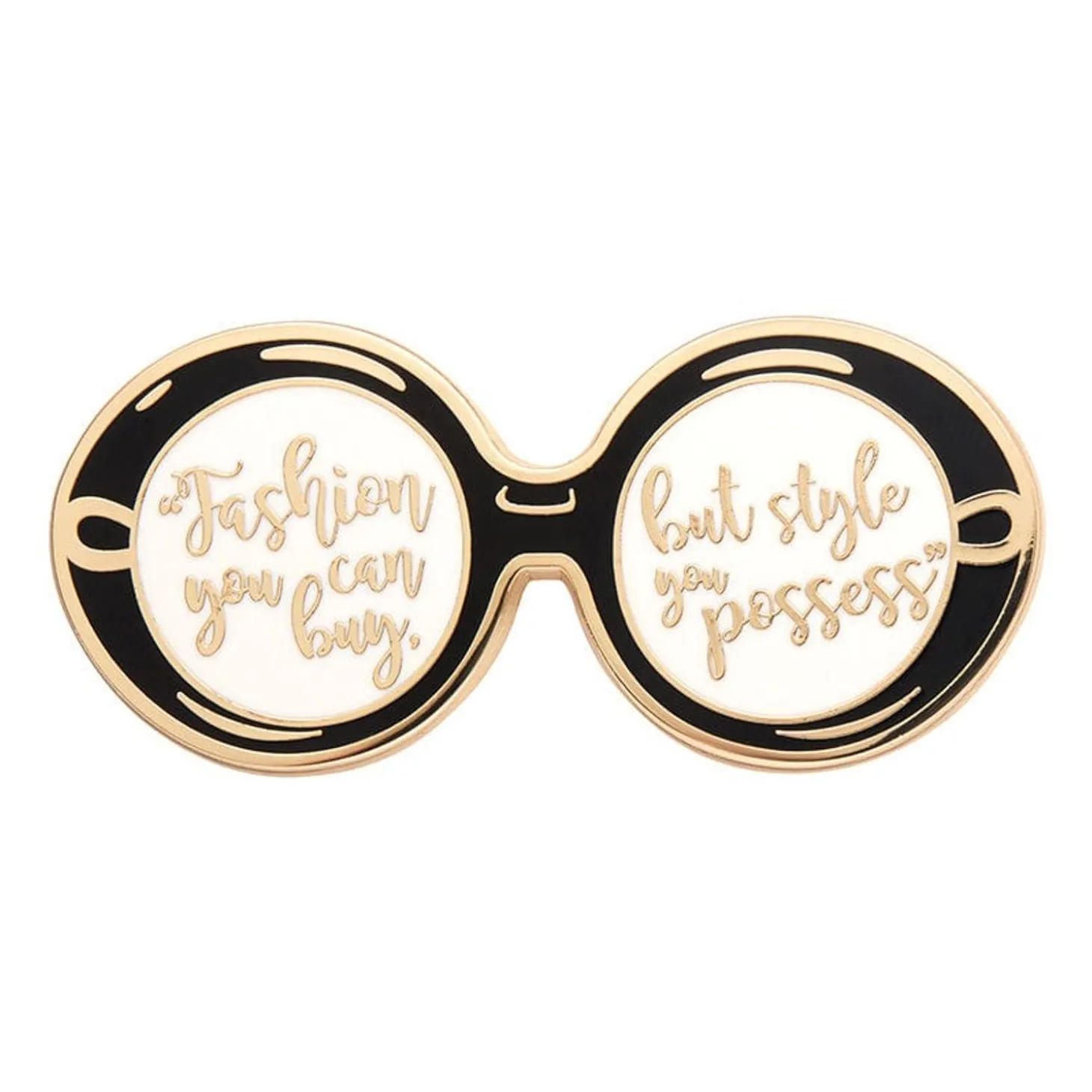 Iris Enamel Pin