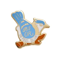 It'S Ok To Feel Blue Enamel Pin
