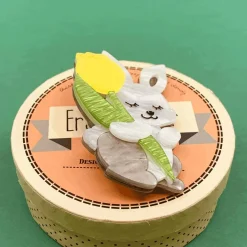 Junior & His Tulip Brooch
