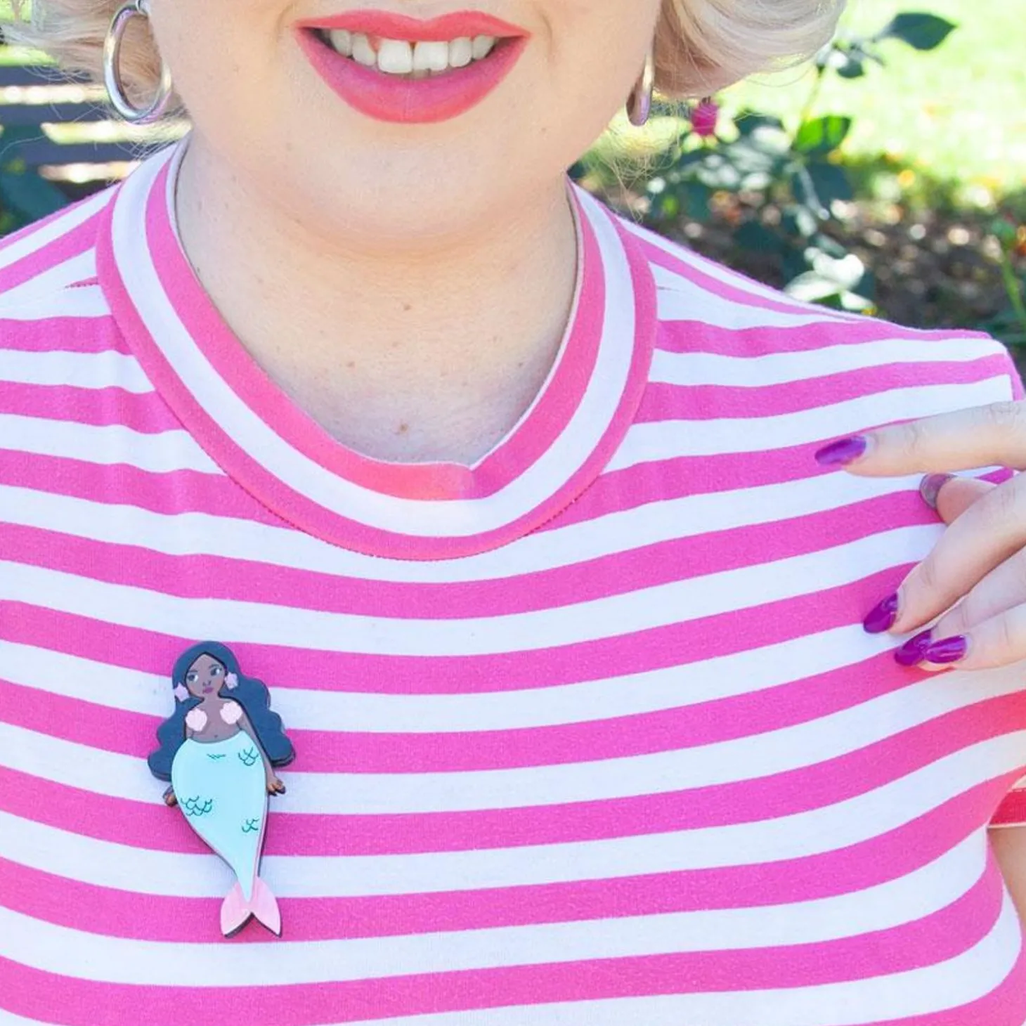 Just Add Water Mermaid Brooch