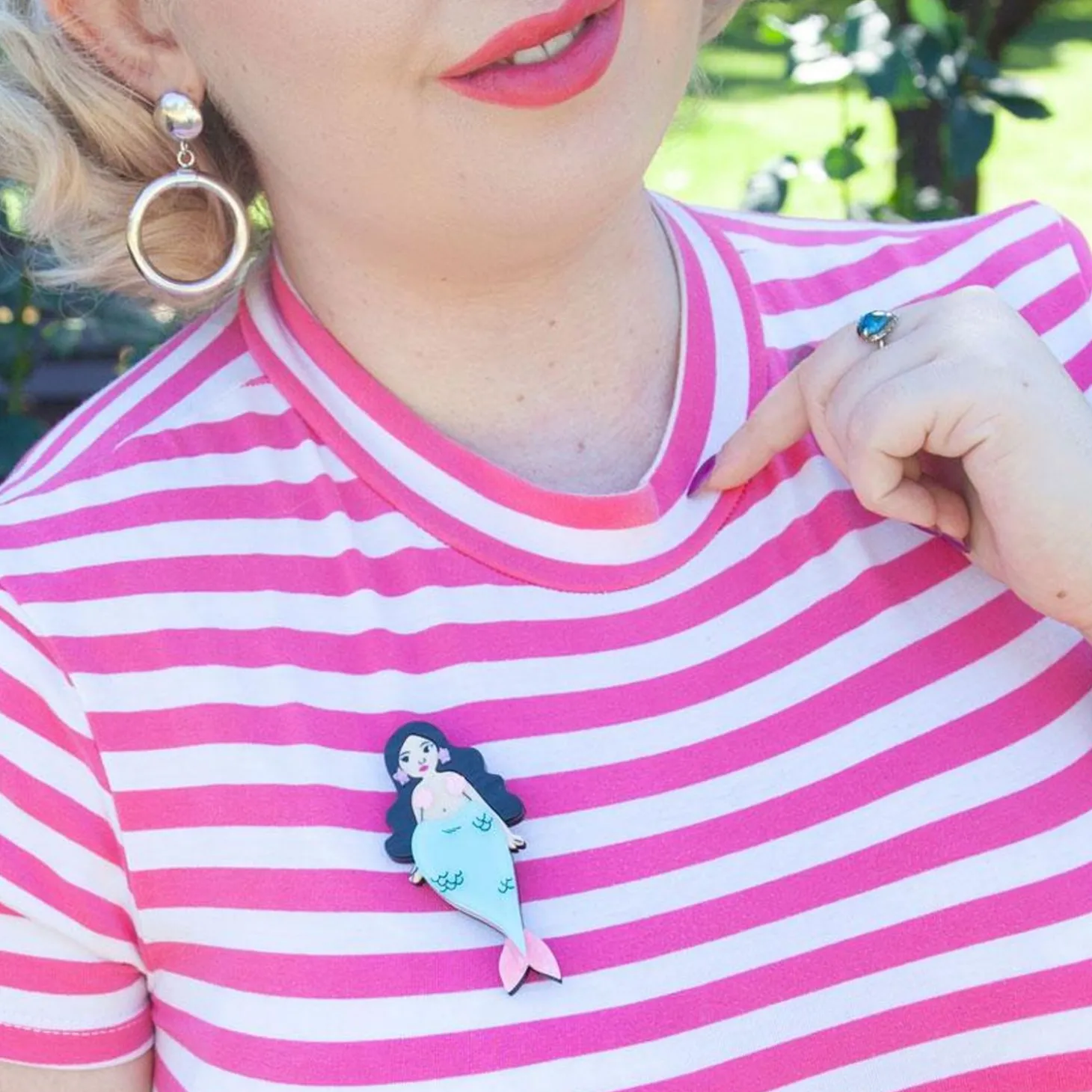Just Add Water Mermaid Brooch