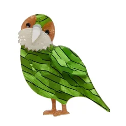 Kakapo On Show Brooch