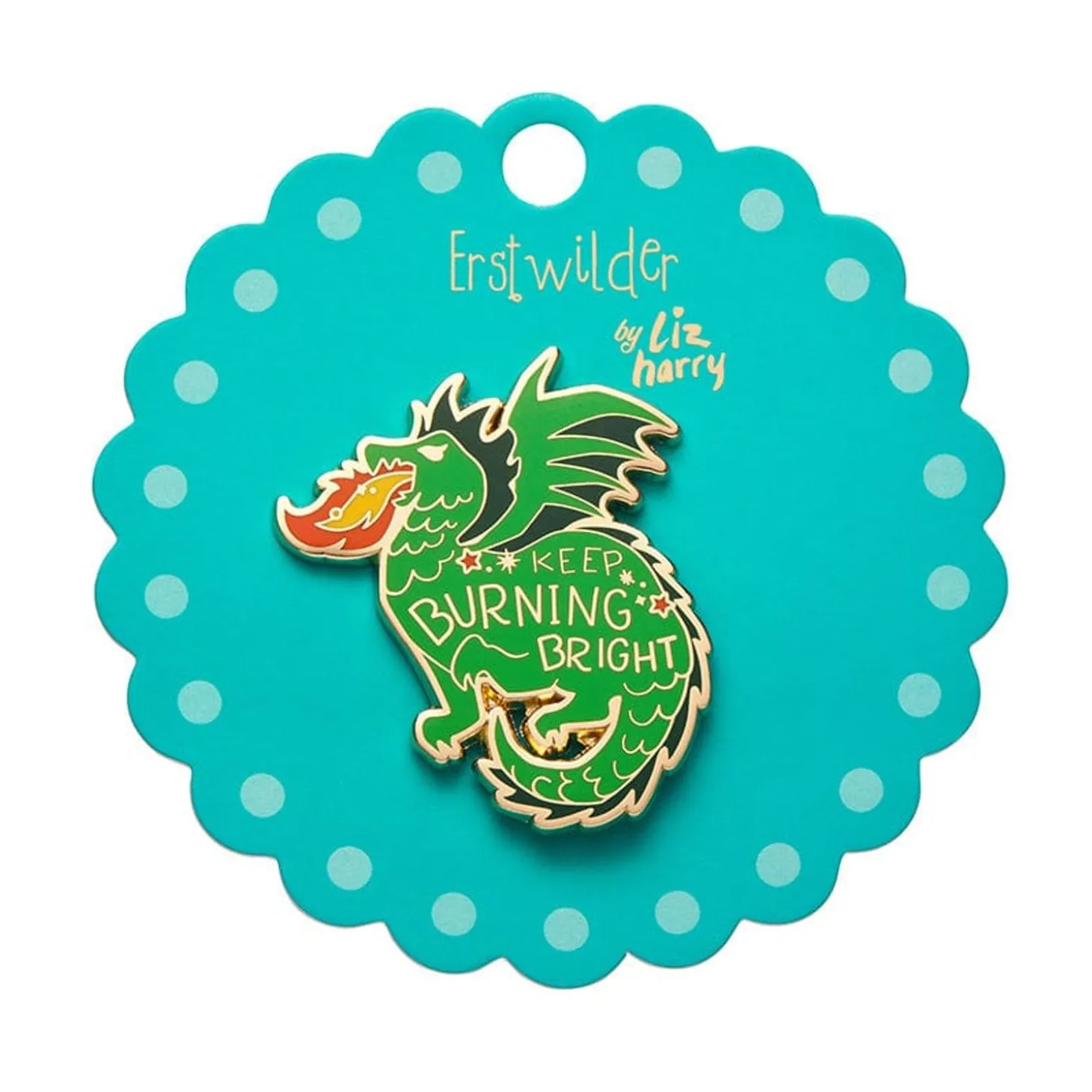 Keep Burning Bright Enamel Pin