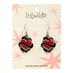 King Of Cobras Enamel Drop Earrings