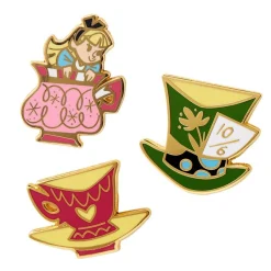 Kitchy Witch Alice'S Wonderland Teaparty Pin Pack - 3 Piece
