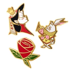 Kitchy Witch Alice'S Wonderland Queen & Roses Pin Pack - 3 Piece
