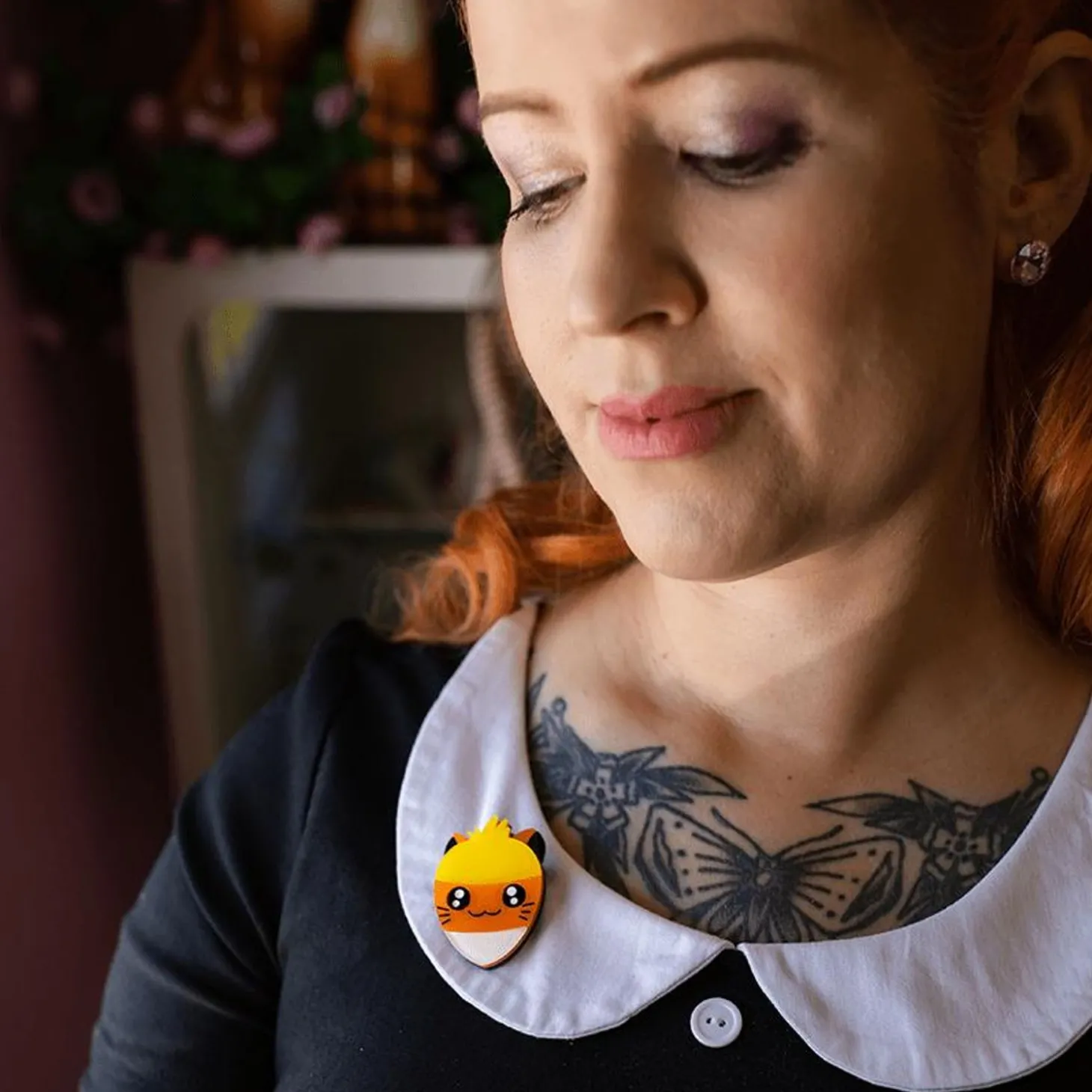 Kitty Corn Brooch