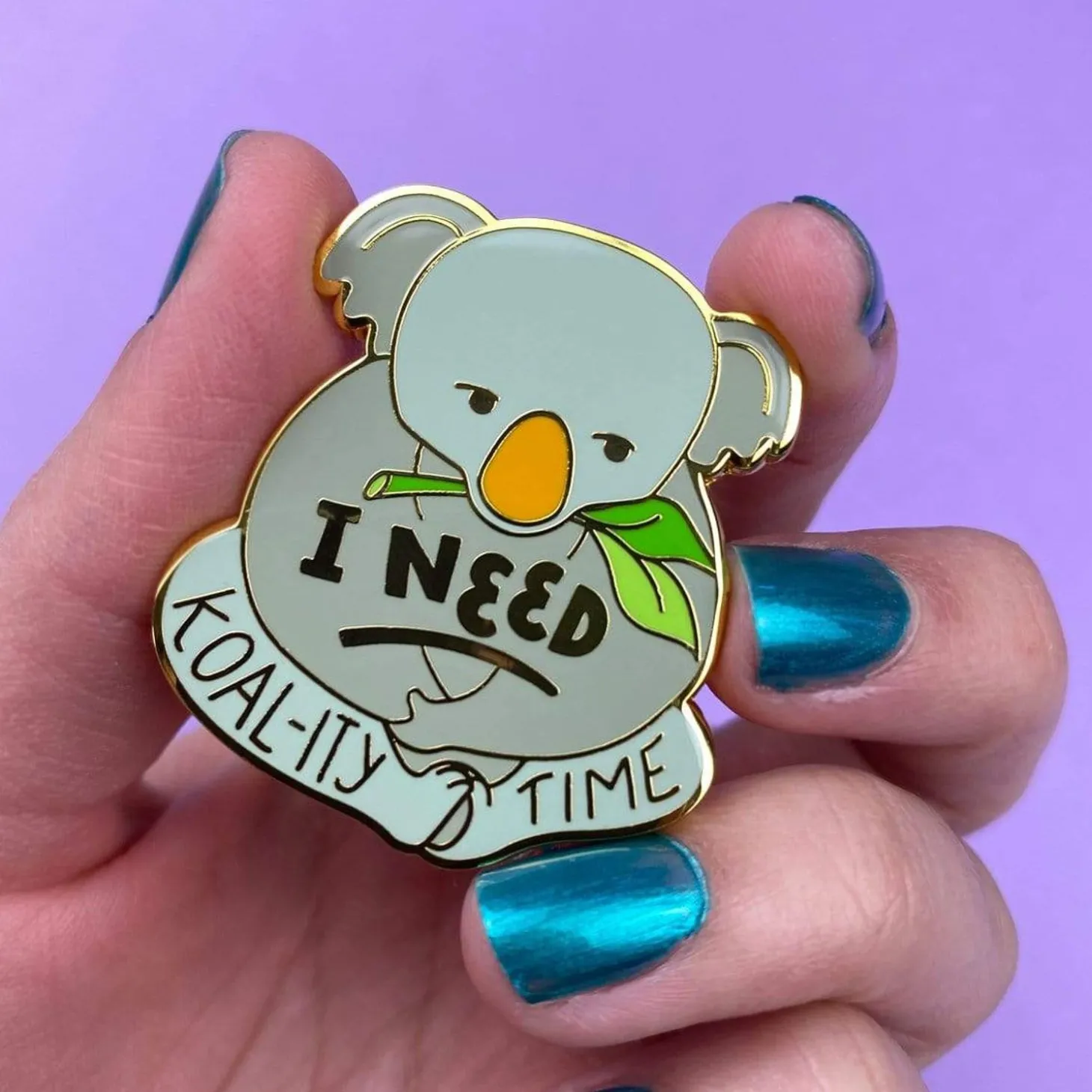 Koal-Ity Time Enamel Pin