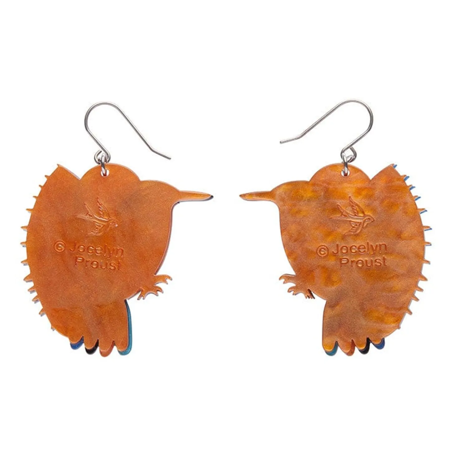Kyrie Kingfisher Drop Earrings