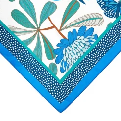 Kyrie Kingfisher Square Scarf