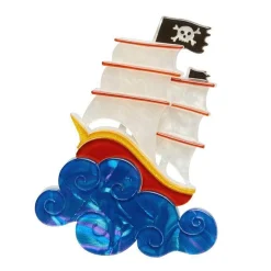 La Concorde Pirate Ship Brooch