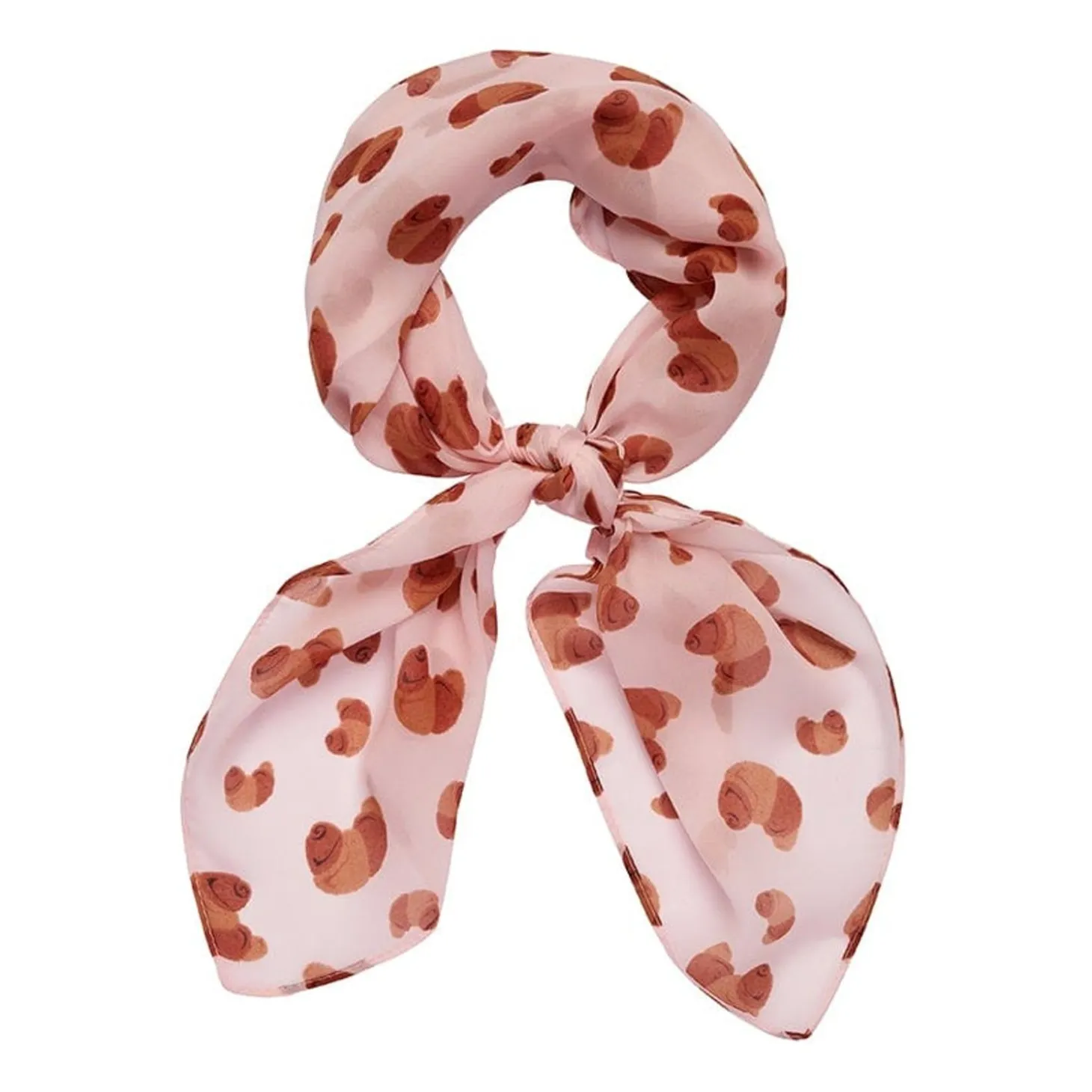 La Croissant Head Scarf - Pink