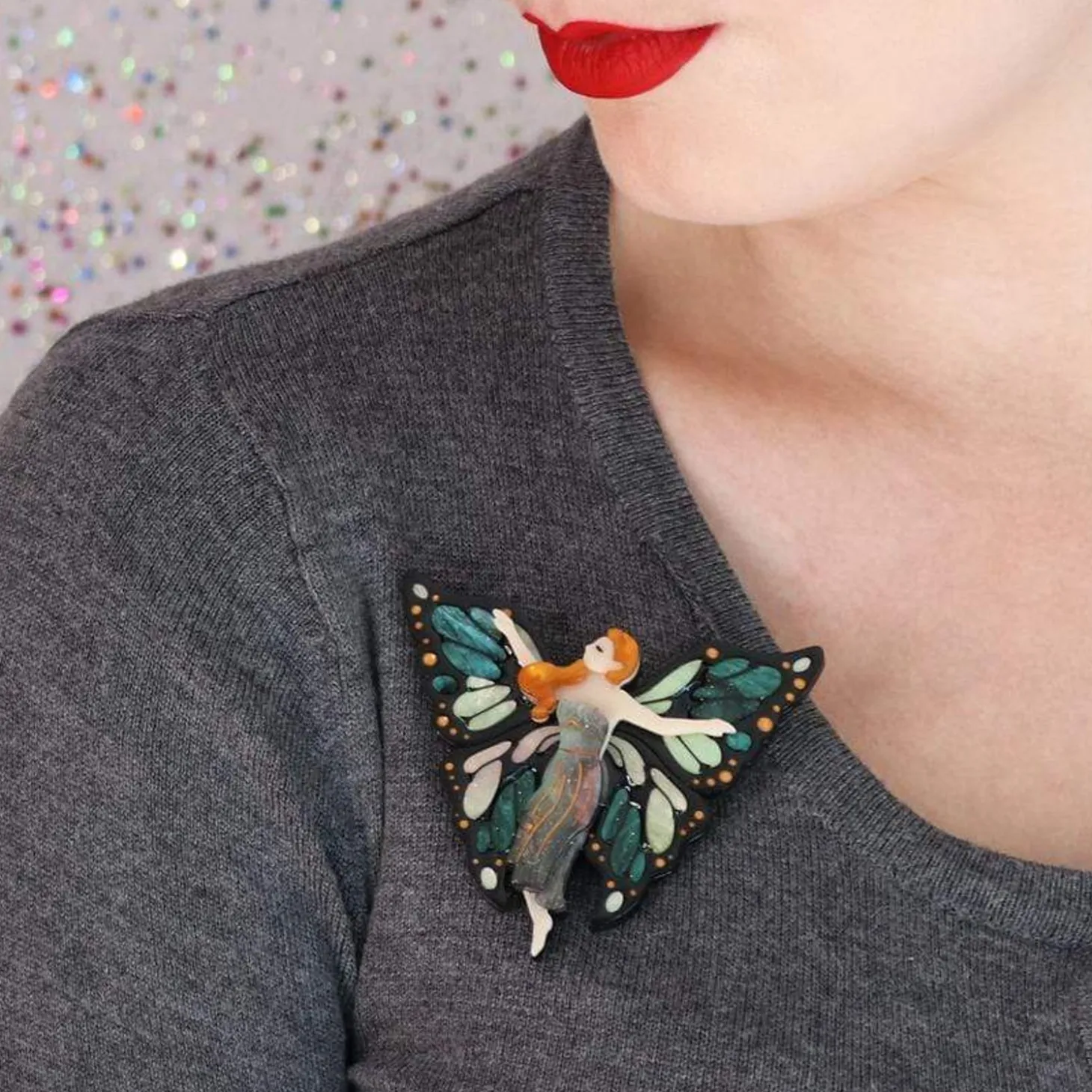 La Fee Verte Brooch