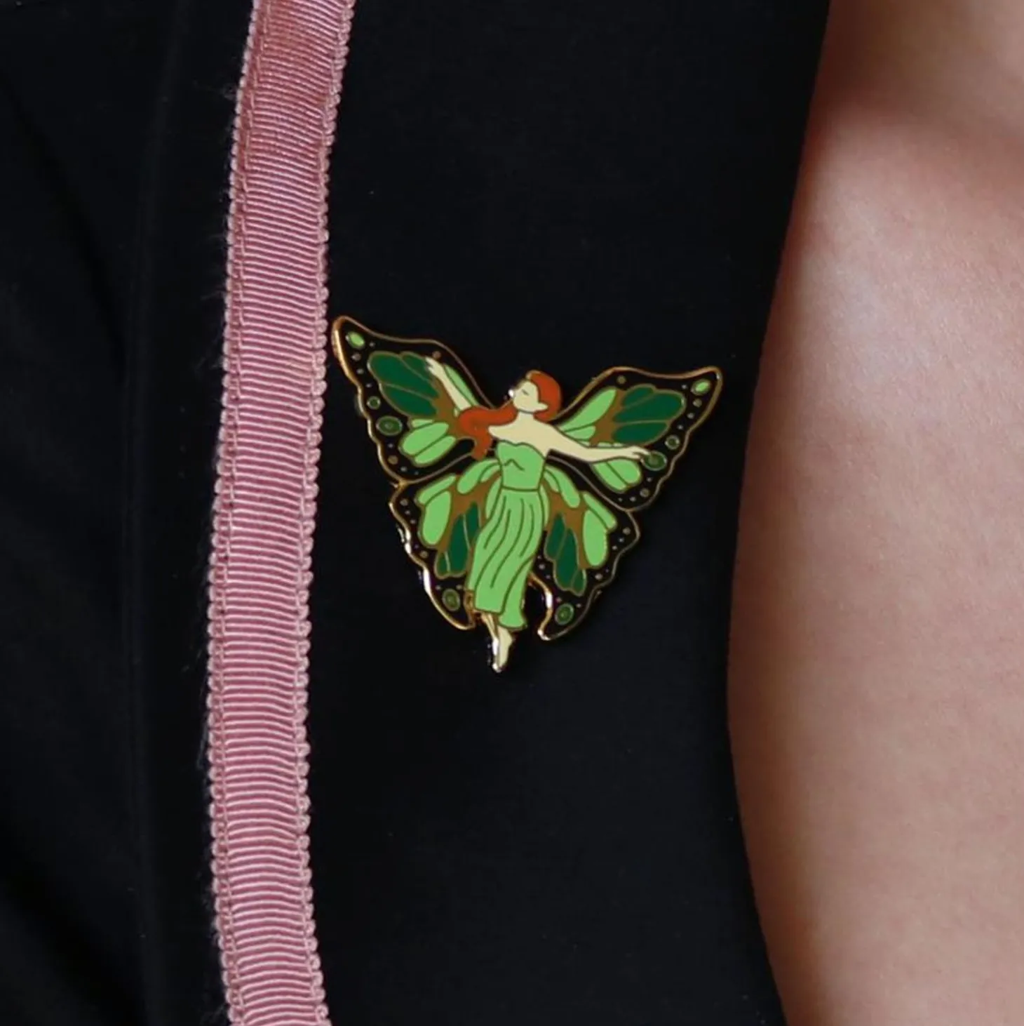 La Fee Verte Enamel Pin