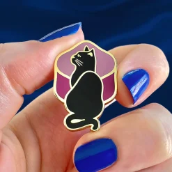 Le Chat Miaule Enamel Pin