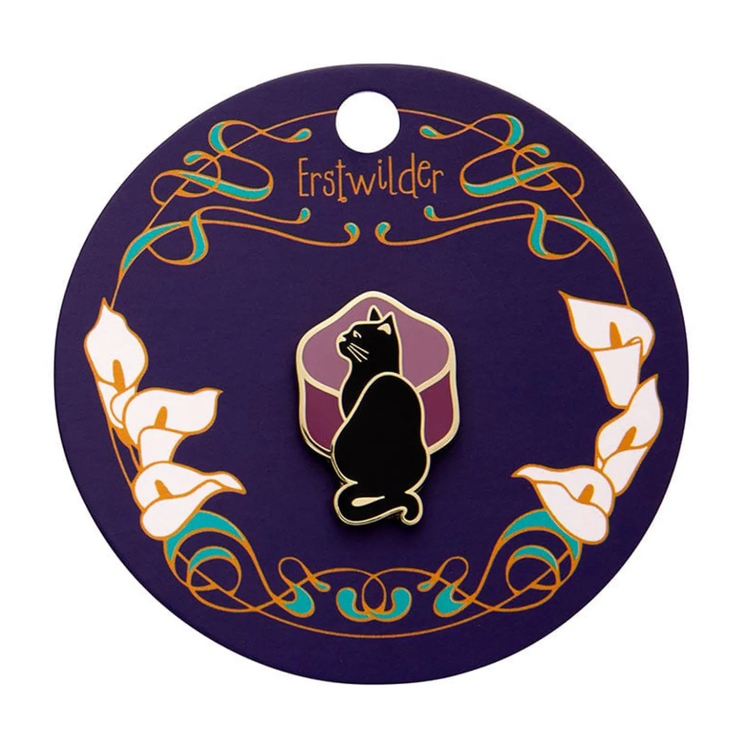 Le Chat Miaule Enamel Pin