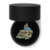 Le Peacock Royal Stone Set Crystal Brooch